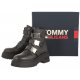 Botki Tommy Hilfiger Tjw Chunky Boot Hardware Black EN0EN02443 BDS - małe zdjęcie
