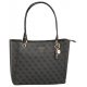 Torebka Guess Noelle Noel Tote HWBG78 79250 Coal Logo - małe zdjęcie