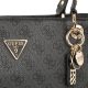 Torebka Guess Noelle Noel Tote HWBG78 79250 Coal Logo - małe zdjęcie