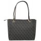 Torebka Guess Noelle Noel Tote HWBG78 79250 Coal Logo - małe zdjęcie