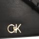 Torebka Listonoszka Calvin Klein Re-Lock Double Guset Black K60K611531 BAX - małe zdjęcie
