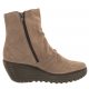 Botki FLY London Yopq461FLY Oil Sude Taupe/Expresso P501461003 - małe zdjęcie