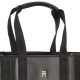 Torebka Tommy Hilfiger TH Identity Med Tote AW0AW15569 BDS - małe zdjęcie
