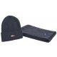 Zestaw Czapka i Szalik Tommy Hilfiger Tjm Flag Beanie&Scarf AM0AM11677 C87 - małe zdjęcie