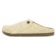 Kapcie Birkenstock Zermatt Rivet Ecru 1023168 - małe zdjęcie