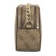 Torebka Guess Noelle Crossbody Camera Latte Logo/Brown HWBG78 79140 - małe zdjęcie