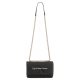 Torebka Listonoszka Calvin Klein Sculpted Ew Flap Conv25 Mono Black/Metallic Logo K60K611866 0GL - małe zdjęcie
