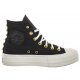 Trampki Converse CTAS Lift Hi Black/White/Gold A05453C - małe zdjęcie