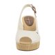Koturny Tommy Hilfiger Iconic Elba Sling Back Wedge FW0FW04788 YBL Ecru - małe zdjęcie