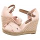 Sandały Tommy Hilfiger Basic Open Toe High Wedge FW0FW04784 TQJ - małe zdjęcie