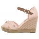 Sandały Tommy Hilfiger Basic Open Toe High Wedge FW0FW04784 TQJ - małe zdjęcie