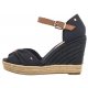 Sandały Tommy Hilfiger Basic Open Toe High Wedge Space Blue FW0FW04784 DW6 - małe zdjęcie