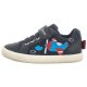 Buty Sportowe Geox B Gisli B.C - Canvas + Geobuck Navy/Red B451NC 01054 C0735 - małe zdjęcie