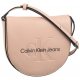 Torebka Calvin Klein Sculpted Mini Saddle Bag Pale Conch K60K611966 TFT - małe zdjęcie