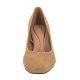 Czółenka Tommy Hilfiger TH Suede Mid Heel Block Pump Classic Khaki FW0FW07717 RBL - małe zdjęcie