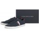 Tenisówki Tommy Hilfiger TH HI Vulc Low Stripes Mesh Desert Sky FM0FM04946 DW5 - małe zdjęcie