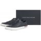Tenisówki Tommy Hilfiger Corporate Vulc Leather Desert Sky FM0FM04953 DW5 - małe zdjęcie
