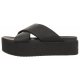 Klapki Calvin Klein Flatform Cross MG UC Triple Black YW0YW01349 0GT - małe zdjęcie