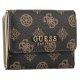 Portfel Guess Laurel Slg Card & Coin Purse SWPG85 00440 Mocha Logo - małe zdjęcie