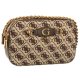 Torebka Guess Izzy Camera Bag HWJB86 54140 Brown Logo - małe zdjęcie