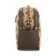 Torebka Guess Izzy Camera Bag HWJB86 54140 Brown Logo - małe zdjęcie