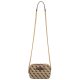 Torebka Guess Izzy Camera Bag HWJB86 54140 Brown Logo - małe zdjęcie