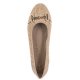Baleriny Tamaris Beżowe 1-22112-42 341 Taupe - małe zdjęcie