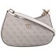 Torebka Guess Noelle Top Zip Shoulder Bag HWBD78 79180 Dove Logo - małe zdjęcie