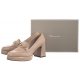 Półbuty Tamaris Beżowe 1-24416-42 253 Nude Patent Vegan - małe zdjęcie