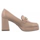 Półbuty Tamaris Beżowe 1-24416-42 253 Nude Patent Vegan - małe zdjęcie