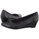 Koturny Tamaris Czarne 1-22320-42 003 Black Leather - małe zdjęcie