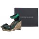 Sandały Tommy Hilfiger Colorful High Wedge Satin Sandal Hunter FW0FW07914 MBP - małe zdjęcie