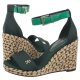 Sandały Tommy Hilfiger Colorful High Wedge Satin Sandal Hunter FW0FW07914 MBP - małe zdjęcie