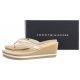 Japonki Tommy Hilfiger Hilfiger Wedge Beach Sandal Hervest Wheat FW0FW07903 ACR - małe zdjęcie