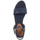 Sandały Tommy Hilfiger Rope Wedge Sandal T3A7-33283-1703 800 Blue - małe zdjęcie