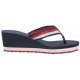 Japonki Tommy Hilfiger Corporate Wedge Beach Sandal Red/White/Blue FW0FW07987 0G0 - małe zdjęcie