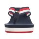 Japonki Tommy Hilfiger Corporate Wedge Beach Sandal Red/White/Blue FW0FW07987 0G0 - małe zdjęcie