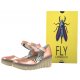 Sandały FLY London Biso Idra Blush Gold P501305019 - małe zdjęcie