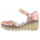 Sandały FLY London Biso Idra Blush Gold P501305019 - małe zdjęcie
