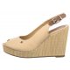 Sandały Tommy Hilfiger Iconic Elena Sling Back Wedge FW0FW04789 ACR Harvest Wheat - małe zdjęcie