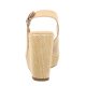 Sandały Tommy Hilfiger Iconic Elena Sling Back Wedge FW0FW04789 ACR Harvest Wheat - małe zdjęcie
