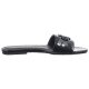 Klapki Calvin Klein Flat Sandal Slide MG Met Black YW0YW01348 BEH  - małe zdjęcie