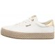 Półbuty Tamaris Białe 1-23713-42 190 White/Gold - małe zdjęcie