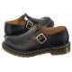 Półbuty Dr. Martens Polley Smooth Black 14852001 - małe zdjęcie