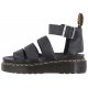 Sandały Dr. Martens Clarissa II Quad Milled Nappa Black 24476001 - małe zdjęcie