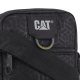 Saszetka Caterpillar Rodney Mini Shoulder Bag 84059-478 Black Heat Embossed - małe zdjęcie