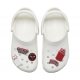 Zestaw 5 przypinek Crocs Jibbitz™ NBA Chicago Bulls 5 Pack 10011280 - małe zdjęcie