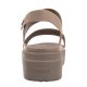 Sandały Crocs Brooklyn Low Wedge W Latte/Mushroom 206453-2EL - małe zdjęcie