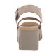 Sandały Tamaris Beżowe 1-28712-42 378 Taupe Suede - małe zdjęcie