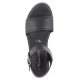 Sandały Tamaris Czarne 1-28712-42 003 Black Leather - małe zdjęcie